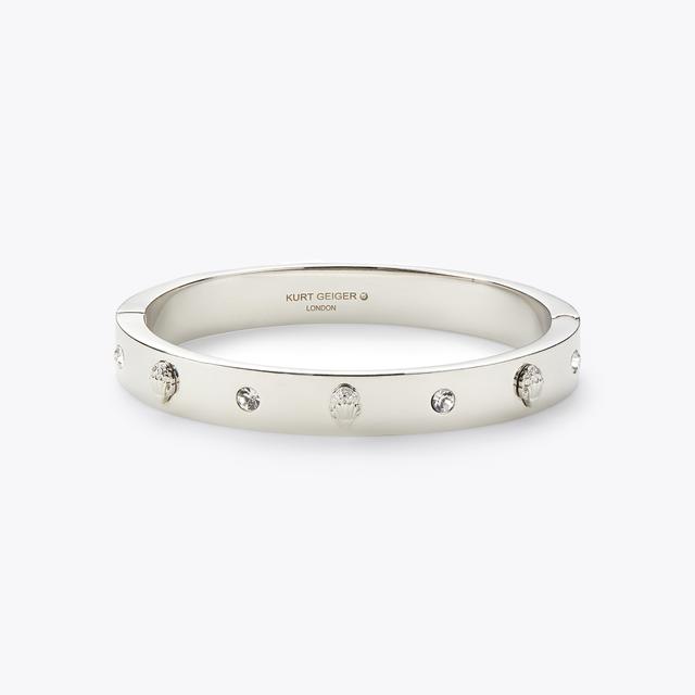carvela by kurt geiger METAL EAGLE BANGLE Silver Structured Eagle Head Bangle by KURT GEIGER LONDON