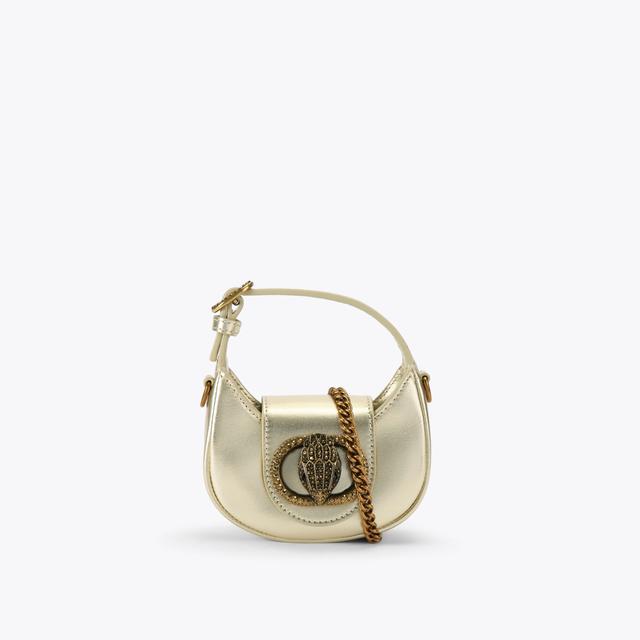 carvela by kurt geiger MICRO CHELSEA HOBO Metallic Gold Micro Bag by KURT GEIGER LONDON