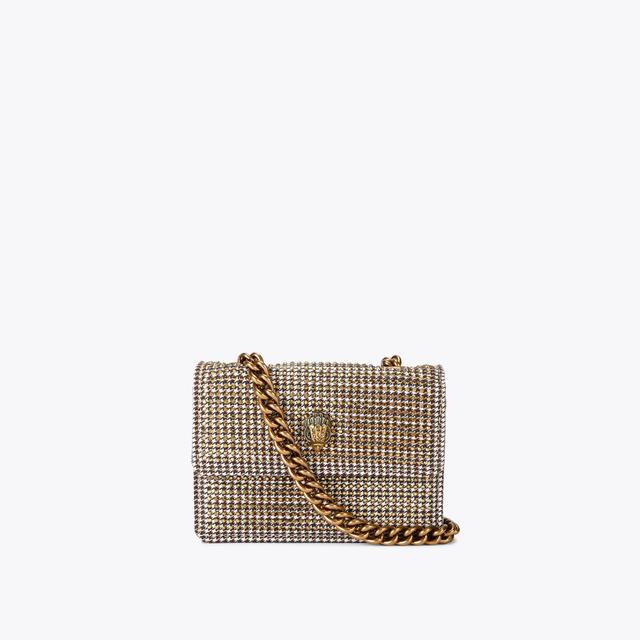 carvela by kurt geiger MICRO KENSINGTON Beige Crystal Cross Body Bag by KURT GEIGER LONDON