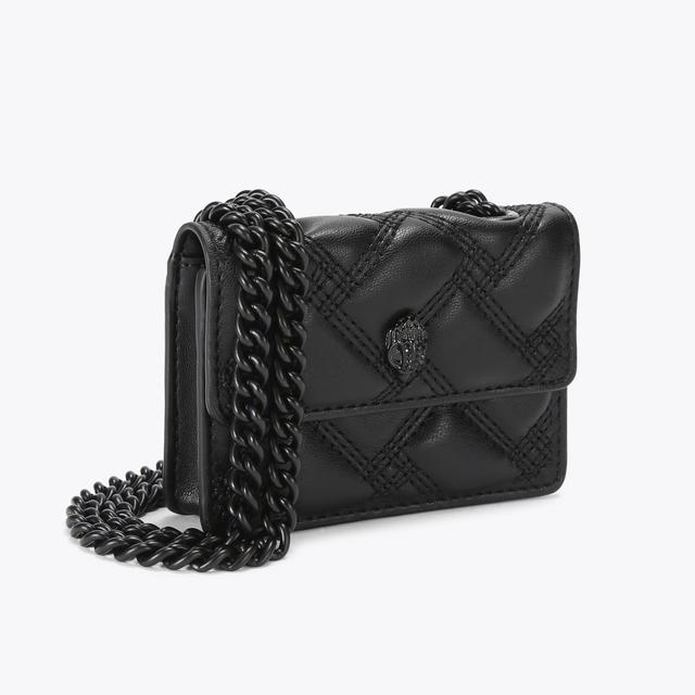 Carvela By Kurt Geiger MICRO KENSINGTON Black Drench Cross Body Bag By KURT GEIGER LONDON