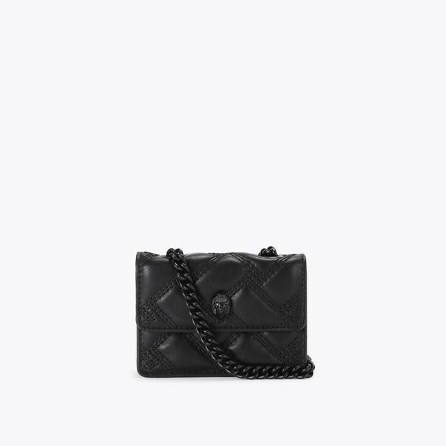 carvela by kurt geiger MICRO KENSINGTON Black Drench Cross Body Bag by KURT GEIGER LONDON