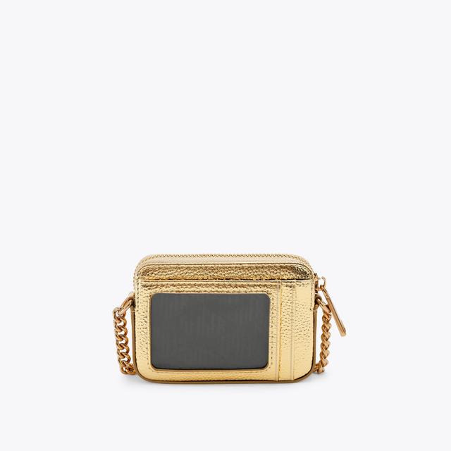 Carvela By Kurt Geiger MICRO KENSINGTON CAMERA Metallic Gold Camera Bag By KURT GEIGER LONDON