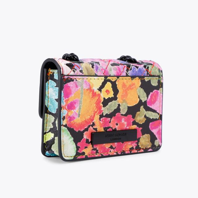 Carvela By Kurt Geiger MICRO KENSINGTON Floral Mini Cross Body Bag By KURT GEIGER LONDON