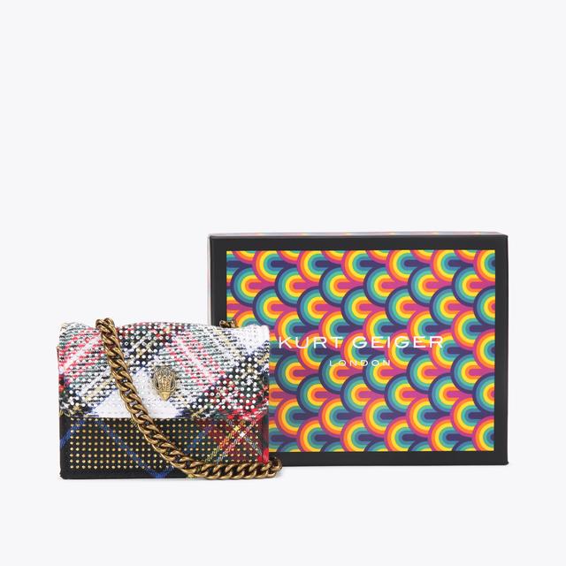 carvela by kurt geiger MICRO KENSINGTON Tartan Micro Cross Body Bag by KURT GEIGER LONDON