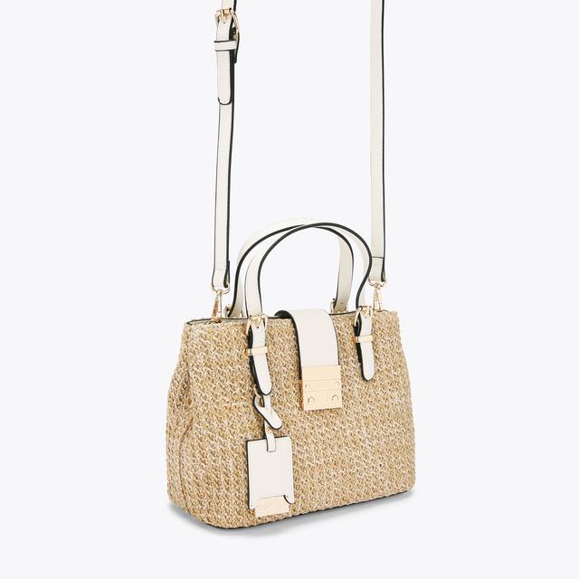 Carvela By Kurt Geiger MICRO MANDY Raffia Tote Bag By CARVELA