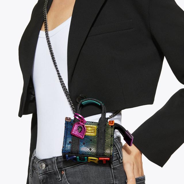 Carvela By Kurt Geiger MICRO SOUTHBANK TOTE Black Ombre Tote Bag By KURT GEIGER LONDON