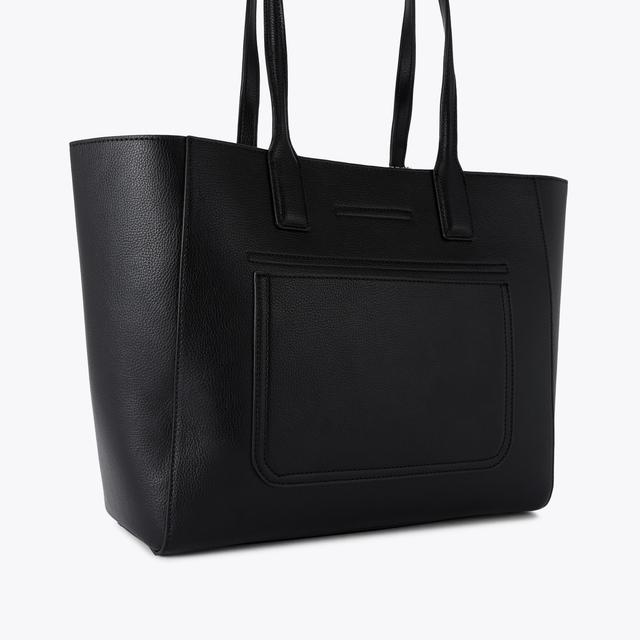 Carvela By Kurt Geiger MILANO SHOPPER Black Winged Tote Bag By CARVELA