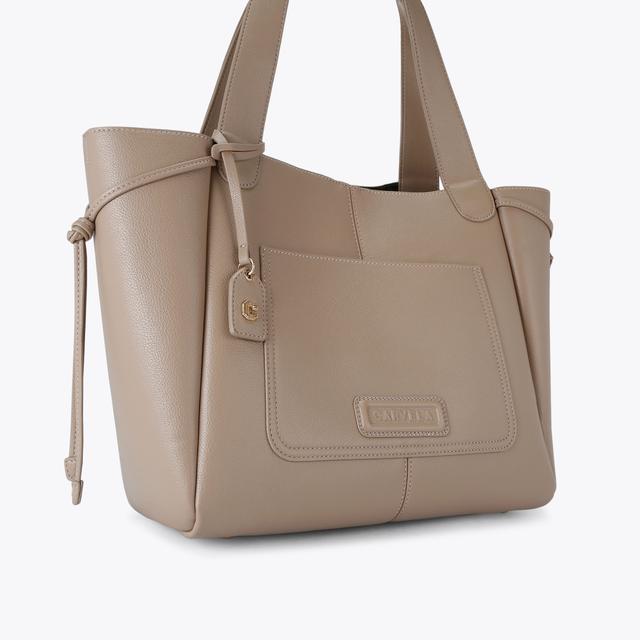 Carvela By Kurt Geiger MILANO TOTE Taupe Shoulder Bag By CARVELA