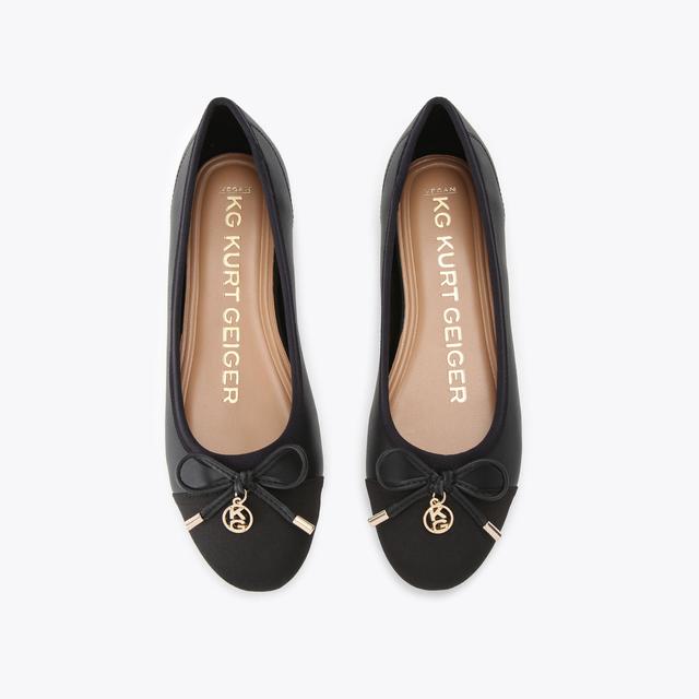 Carvela By Kurt Geiger MINDY Black Ballet Flats By KG KURT GEIGER