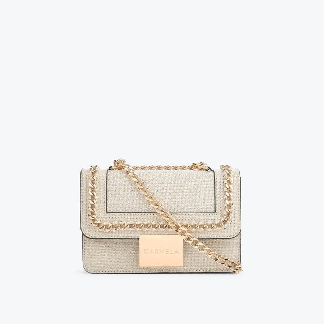 carvela by kurt geiger MINI BAILEY X BODY Gold Embellished Cross Body Bag by CARVELA
