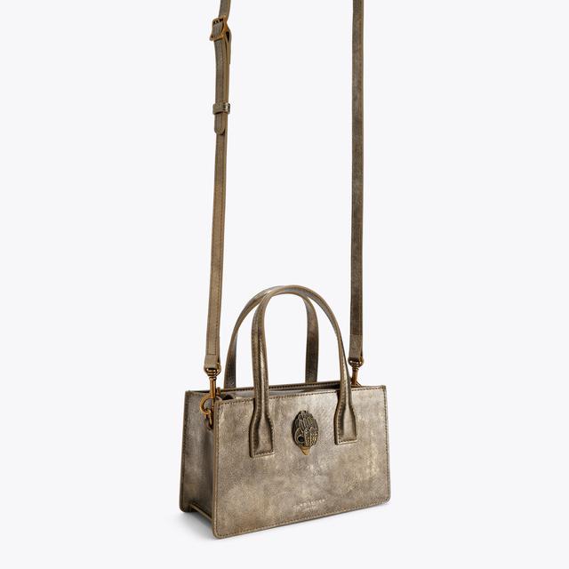 Carvela By Kurt Geiger MINI BOND TOTE Metallic Bronze Top Handle Tote Bag By KURT GEIGER LONDON