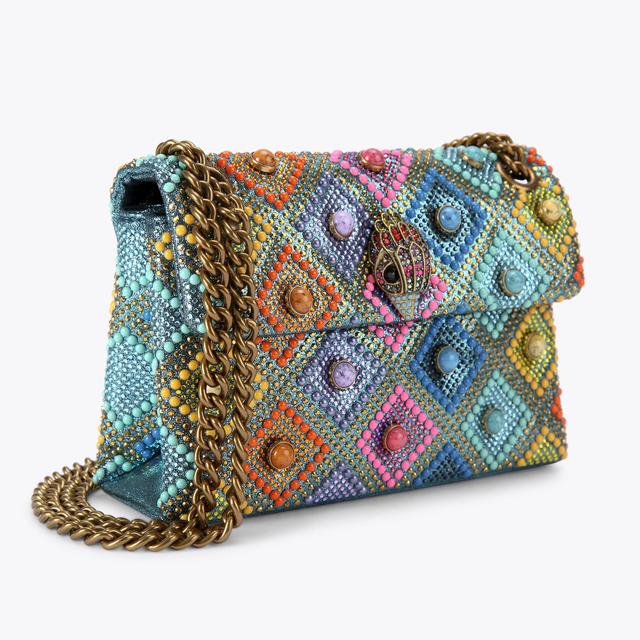 Carvela By Kurt Geiger MINI KENSINGTON JEWEL Fabric Mini Bag By KURT GEIGER LONDON