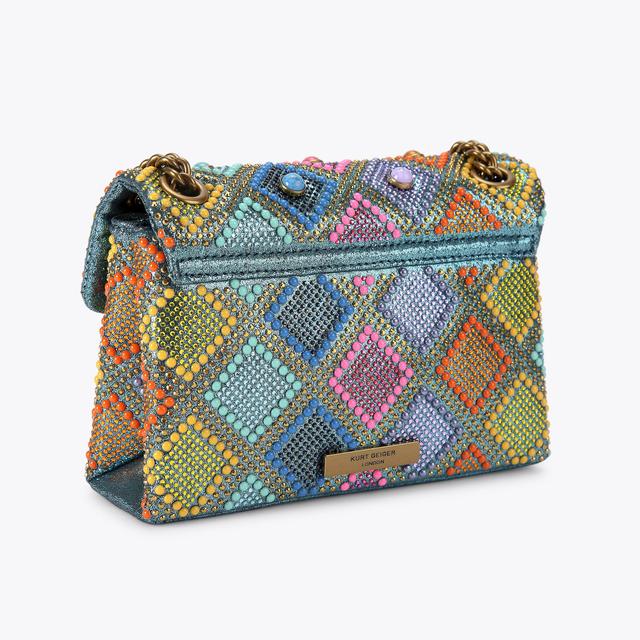 Carvela By Kurt Geiger MINI KENSINGTON JEWEL Fabric Mini Bag By KURT GEIGER LONDON