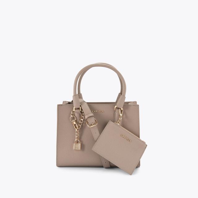 carvela by kurt geiger MINI LATTE Taupe Cross Body Bag by CARVELA