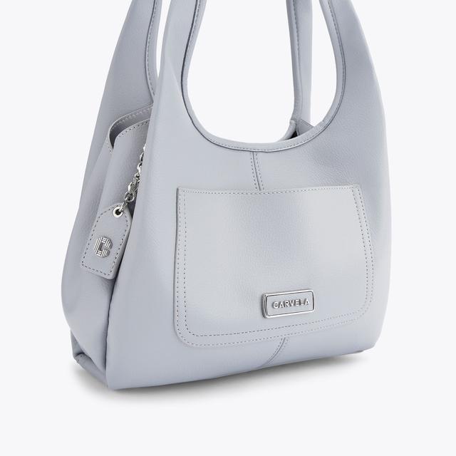 Carvela By Kurt Geiger MINI MILANO Grey Mini Shoulder Bag By CARVELA
