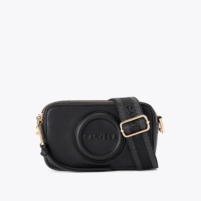 carvela by kurt geiger MINI ROMA CIRCLE Black Camera Bag by CARVELA