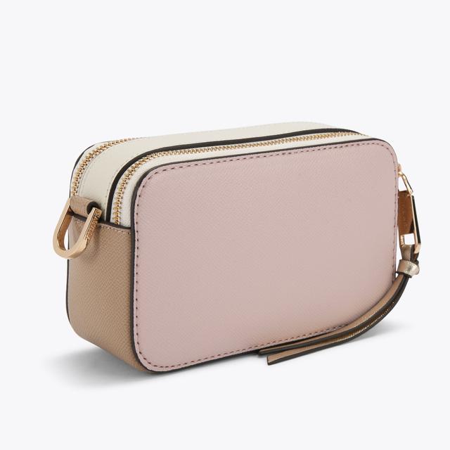 Carvela By Kurt Geiger MINI ROMA RECTANGLE Pale Pink Rectangle Cross Body Bag By CARVELA