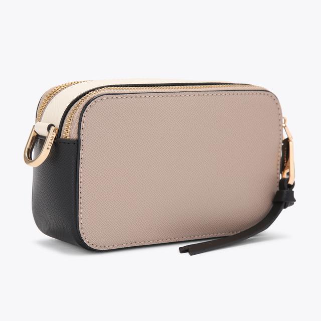 Carvela By Kurt Geiger MINI ROMA RECTANGLE Taupe Camera Bag By CARVELA