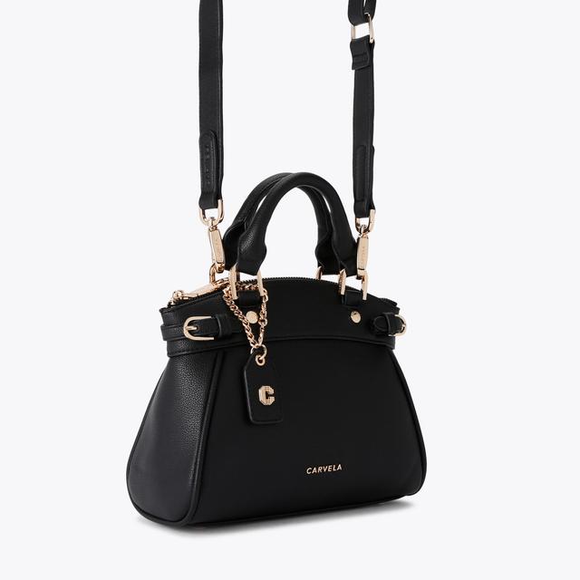 Carvela By Kurt Geiger MINI VALENTINA TOTE Black Mini Tote Bag By CARVELA