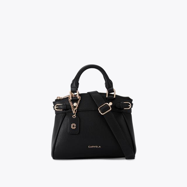 carvela by kurt geiger MINI VALENTINA TOTE Black Mini Tote Bag by CARVELA