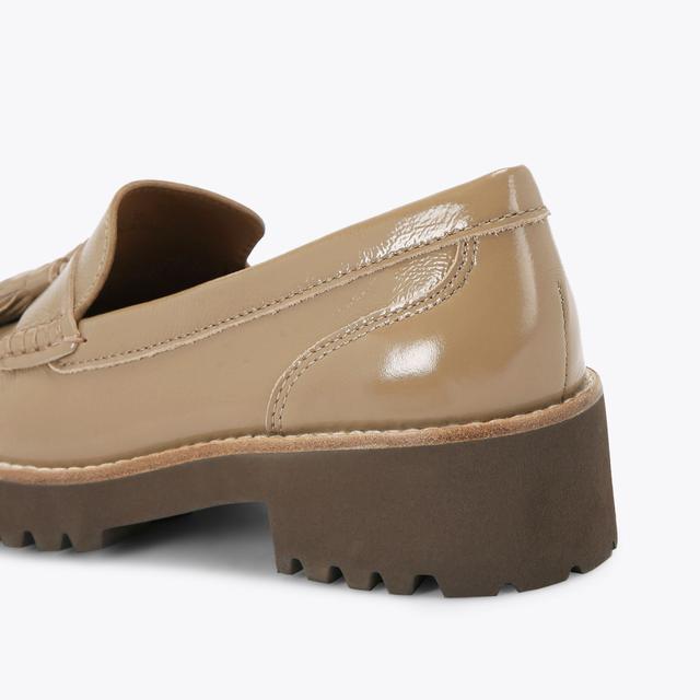 Carvela By Kurt Geiger MINNIE Camel Patent Leather By KG KURT GEIGER