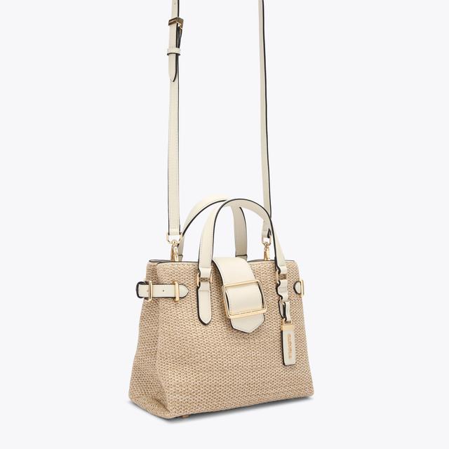 Carvela By Kurt Geiger MIRCO MINDY Raffia Micro Tote Bag By CARVELA