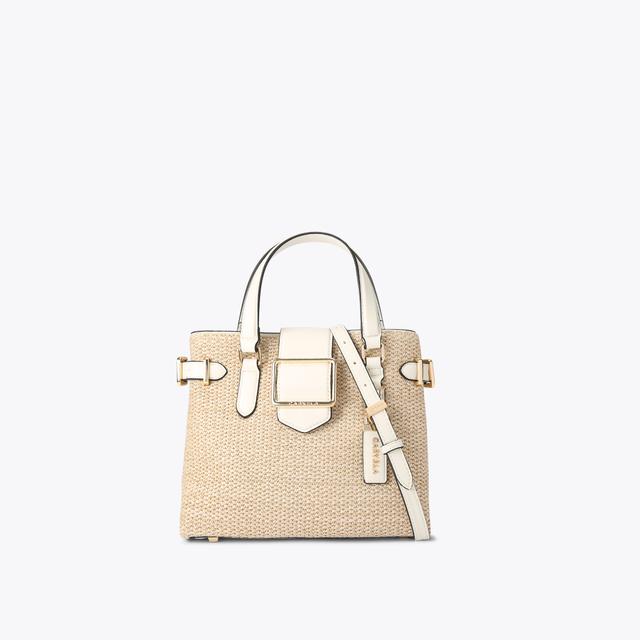 carvela by kurt geiger MIRCO MINDY Raffia Micro Tote Bag by CARVELA