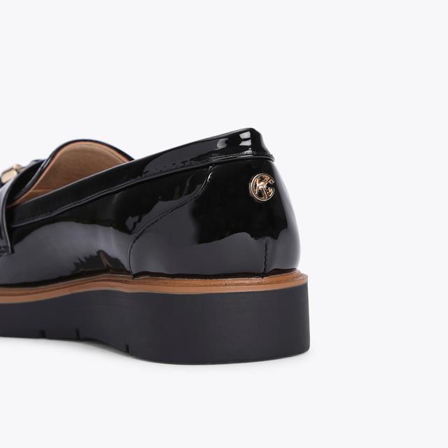 Carvela By Kurt Geiger MORLY2 Black Tassel Vegan Loafer By KG KURT GEIGER