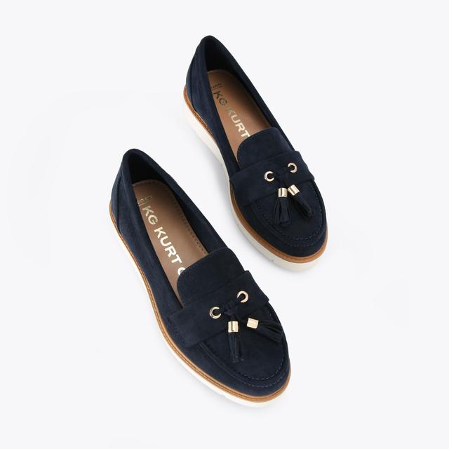 Carvela By Kurt Geiger MORLY2 Navy Slip On Shoe By KG KURT GEIGER