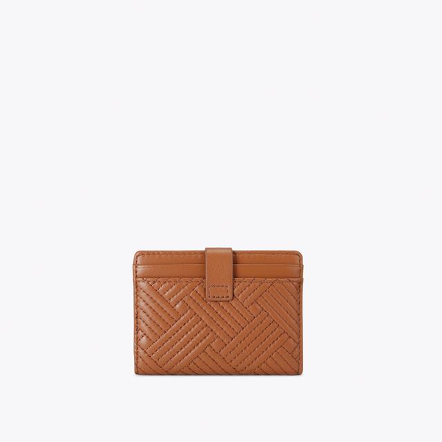 Carvela By Kurt Geiger MULTI CARD KENSINGTON Brown Leather Quilted Multi Card Kensington By KURT GEIGER LONDON