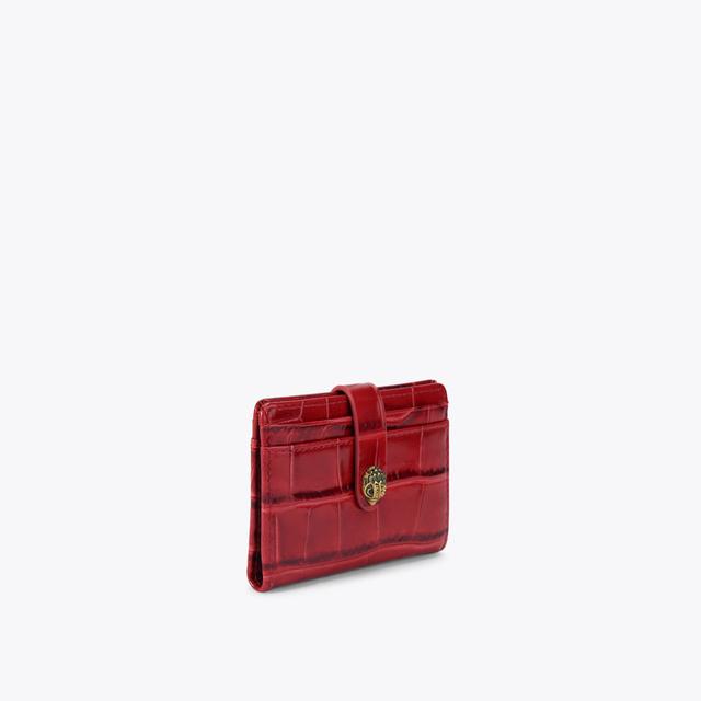 Carvela By Kurt Geiger MULTI CARD KENSINGTON Croc Embossed Card Wallet By KURT GEIGER LONDON