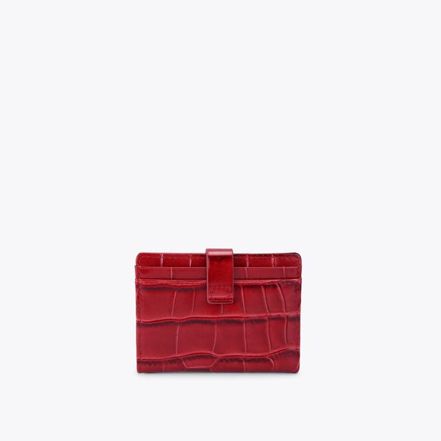 Carvela By Kurt Geiger MULTI CARD KENSINGTON Croc Embossed Card Wallet By KURT GEIGER LONDON