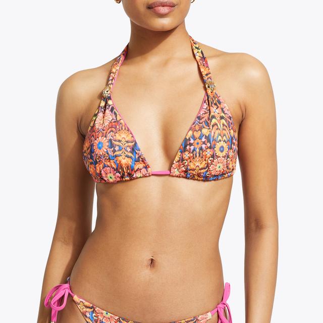 Carvela By Kurt Geiger MW KENSINGTON TRIANGLE Orange Bikini Top By KURT GEIGER LONDON