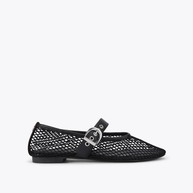 carvela by kurt geiger NICO WOVEN Black Flat Mesh Shoe by KG KURT GEIGER