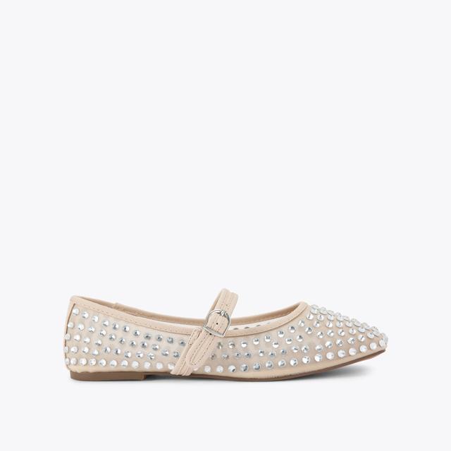 carvela by kurt geiger NINA MESH GEM Black Mesh Flat by KG KURT GEIGER