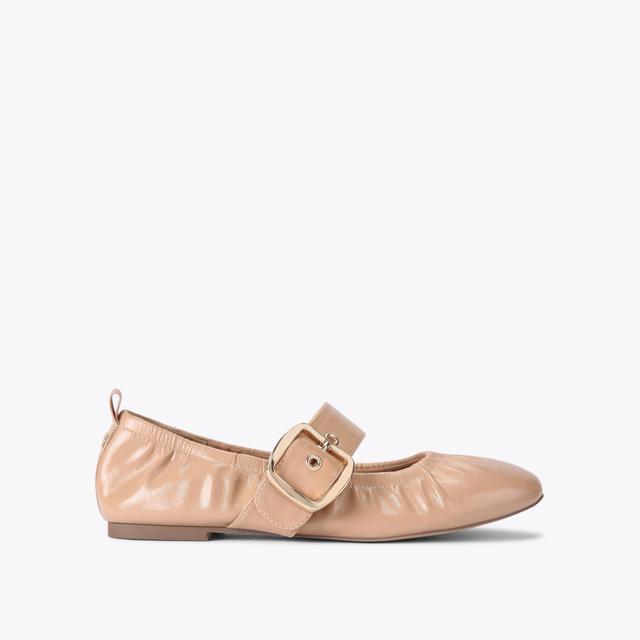 carvela by kurt geiger NOA Patent Camel Ballet Flat by KG KURT GEIGER