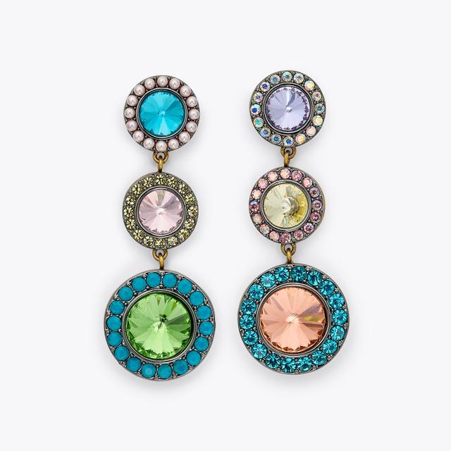 carvela by kurt geiger OCTAVIA LINEARS Crystal Linear Drop Earrings by KURT GEIGER LONDON