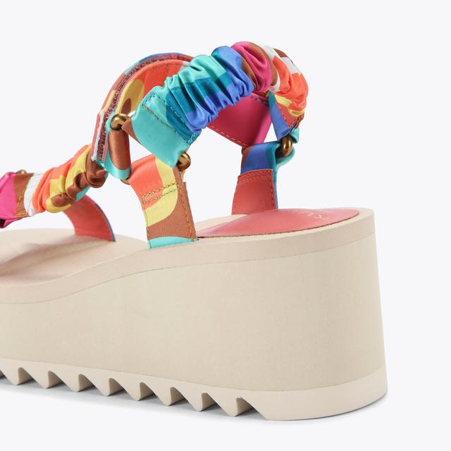 Carvela By Kurt Geiger ORION PUMP Rainbow Swirl Sandal By KURT GEIGER LONDON