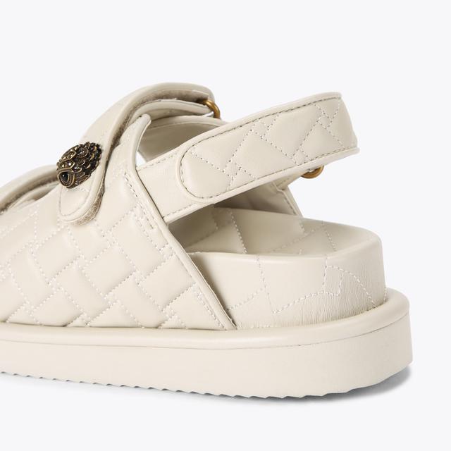 Carvela By Kurt Geiger ORSON Bone Quilted Sandal By KURT GEIGER LONDON