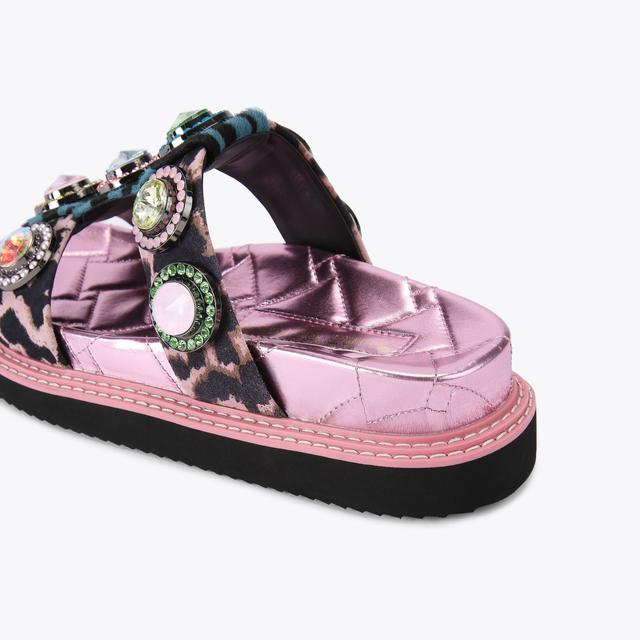 Carvela By Kurt Geiger ORSON CRYSTAL SANDAL Crystal Slip On Sandal By KURT GEIGER LONDON