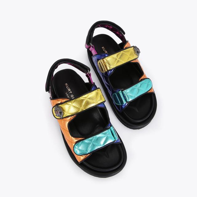 Carvela By Kurt Geiger ORSON Rainbow Metallic Sandals By KURT GEIGER LONDON