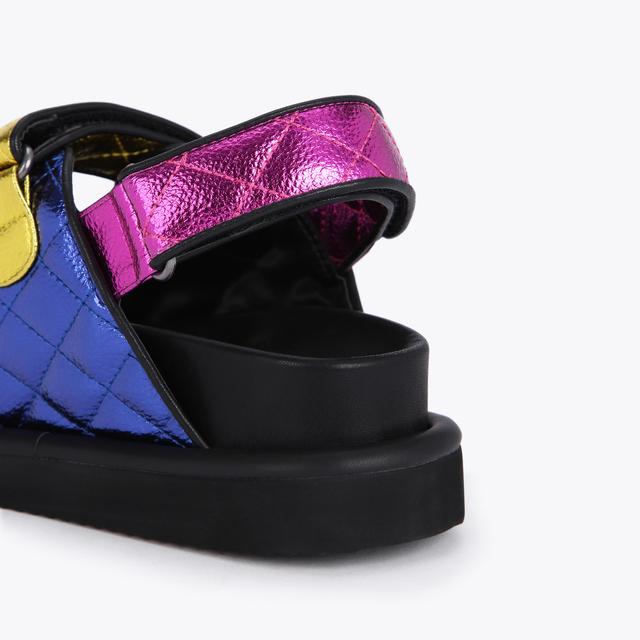 Carvela By Kurt Geiger ORSON Rainbow Metallic Sandals By KURT GEIGER LONDON