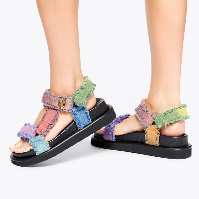 Carvela By Kurt Geiger ORSON SANDAL Denim Rainbow Sandal By KURT GEIGER LONDON