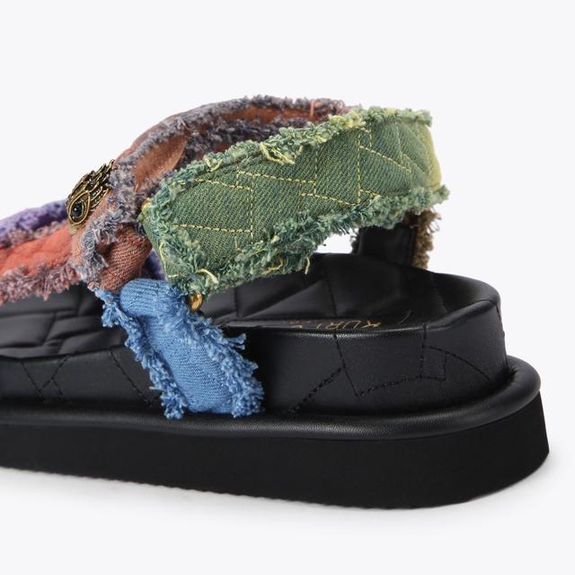 Carvela By Kurt Geiger ORSON SANDAL Denim Rainbow Sandal By KURT GEIGER LONDON