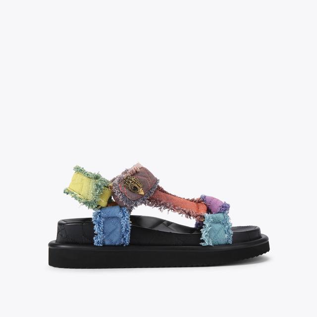 carvela by kurt geiger ORSON SANDAL Denim Rainbow Sandal by KURT GEIGER LONDON