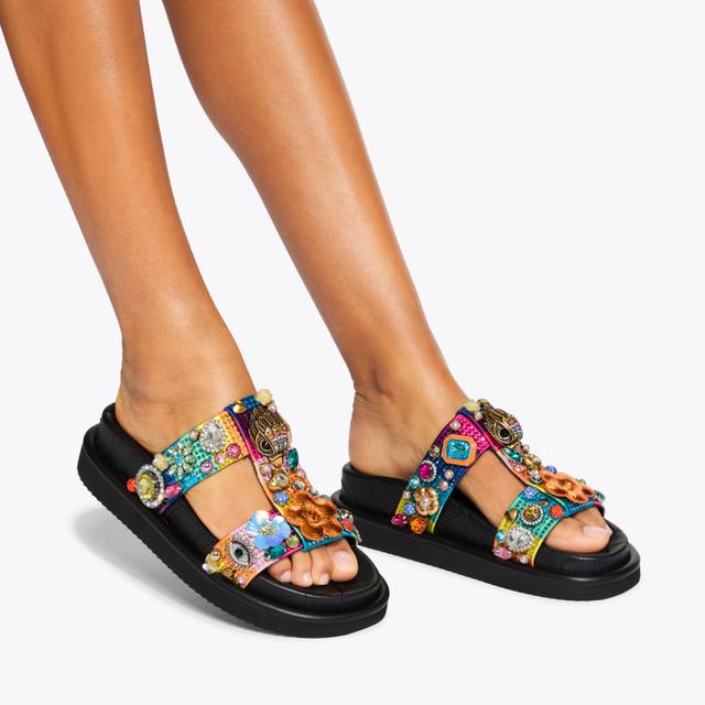 Carvela By Kurt Geiger ORSON TUTTI FRUTTI Embellished Slip On Sandal By KURT GEIGER LONDON
