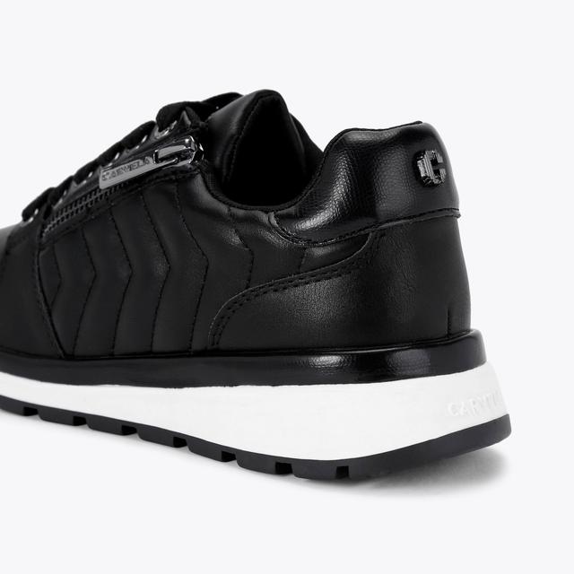 Carvela By Kurt Geiger PACE ZIP Black Lace Up Trainer By CARVELA