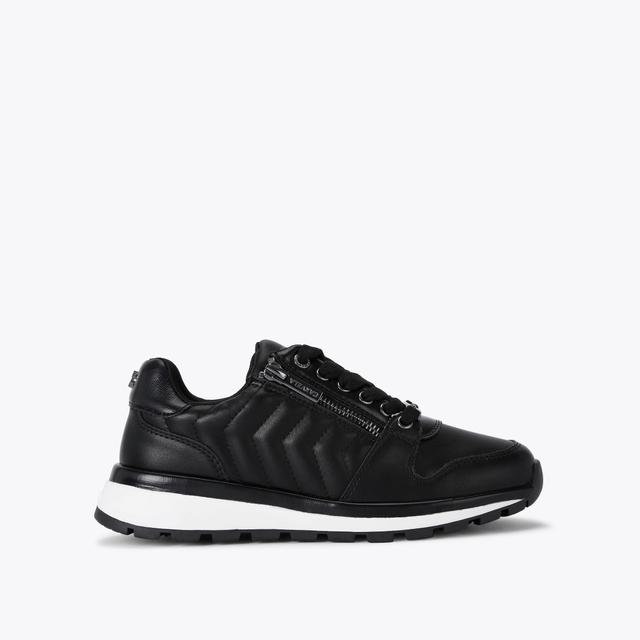 carvela by kurt geiger PACE ZIP Black Lace Up Trainer by CARVELA