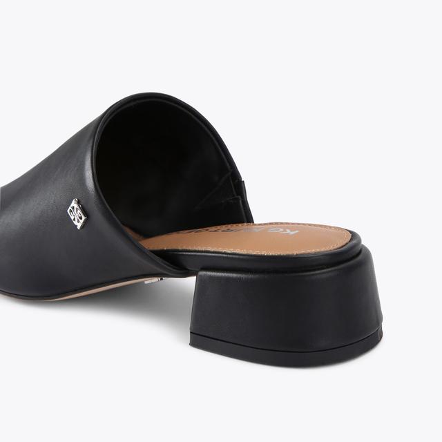 Carvela By Kurt Geiger PAMELA Black Mule Heel By KG KURT GEIGER