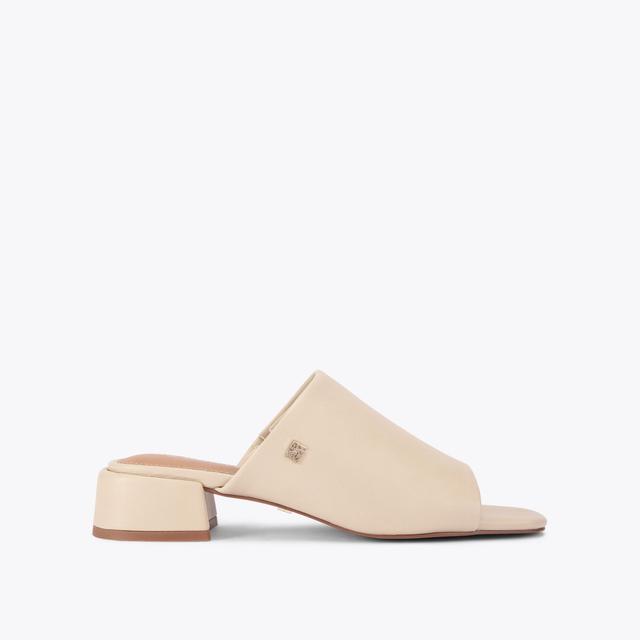 carvela by kurt geiger PAMELA Bone Slip On Mule Heel by KG KURT GEIGER